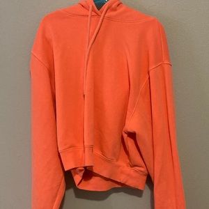 Orange sweatshirt